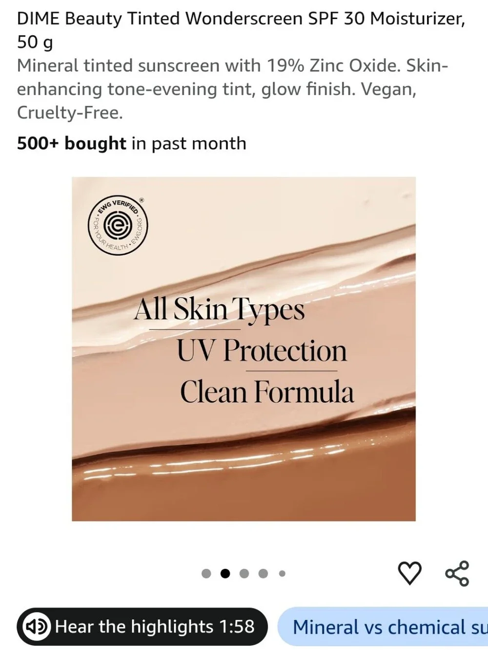 Wonderscreen Tinted Moisturizer — Warm Beige New